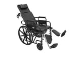 Инвалидна количка с падащ гръб и тоалетна